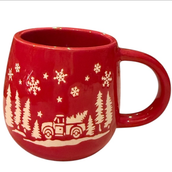 Coffee Mug Holiday Winter Scene Vintage Inspired Coffee Tea Cup Mug - Picture 4 of 12